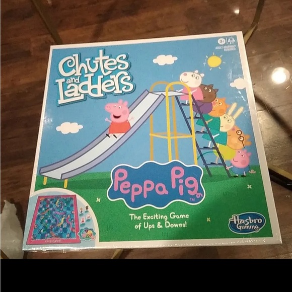 Chutes and Ladders: Peppa Pig Edition Board Game for Kids Ages 3 and Up - New - Picture 1 of 2